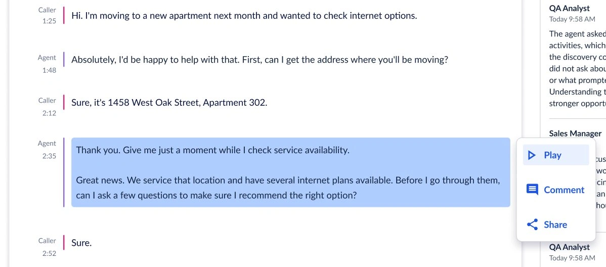 Invoca Call Review Console preview